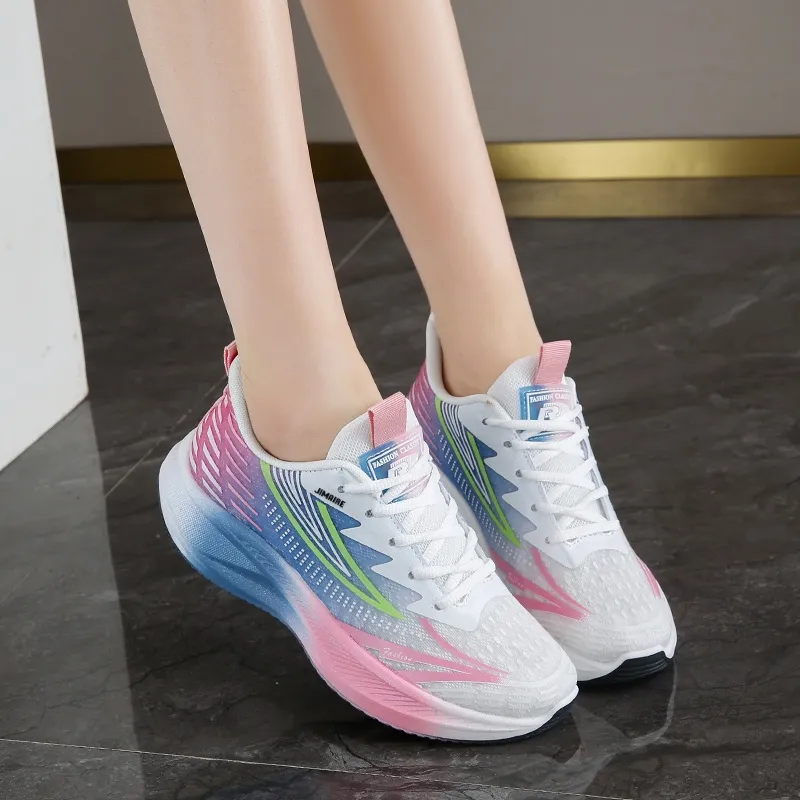King Jinmai Breathable Lightweight Rebound Low Top Casual Shoes Women's-9