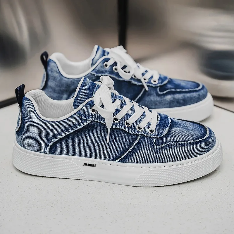 King Jinmai Slip Resistant, Abrasion Resistant, Breathable, Lightweight Low Top Canvas Shoes Men's-1