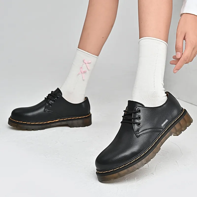 King Jinmai Low-Top Casual Shoes Unisex Black-9