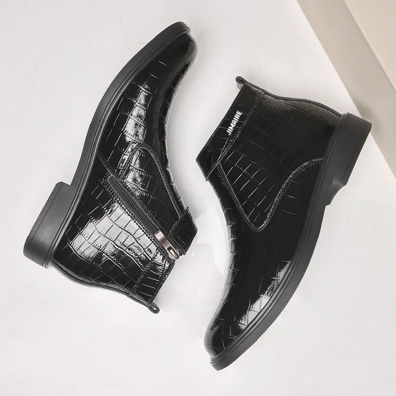 King Jinmai Ankle Boots Men-4