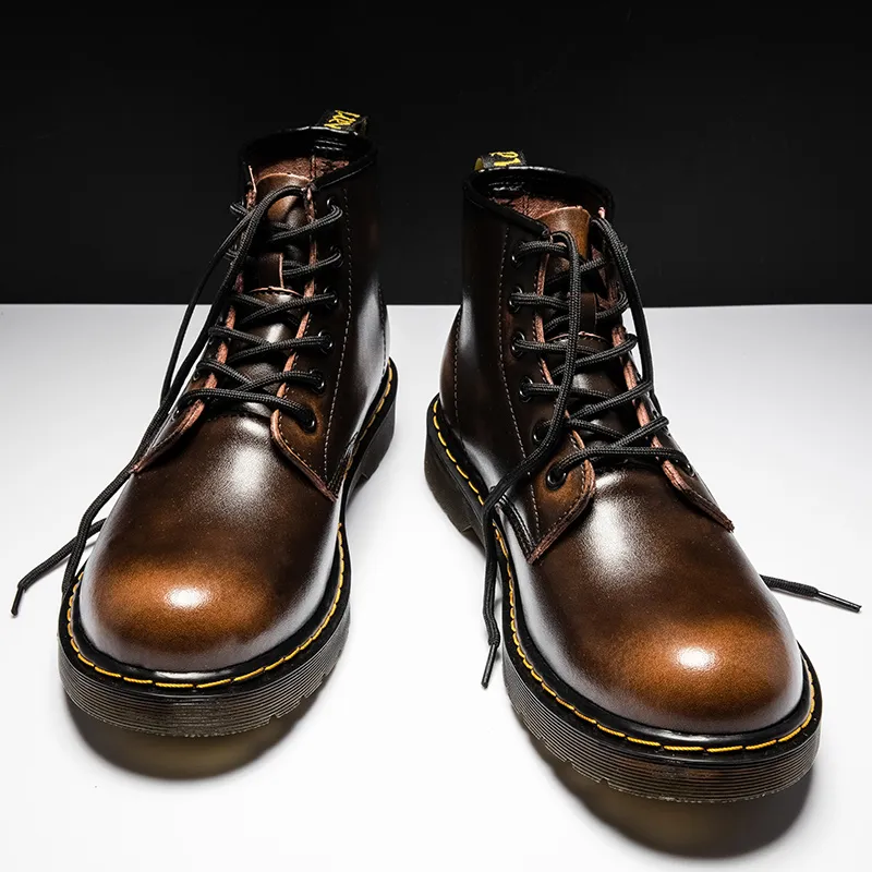 King Jinmai Ankle Length Martin Boot Men's-14