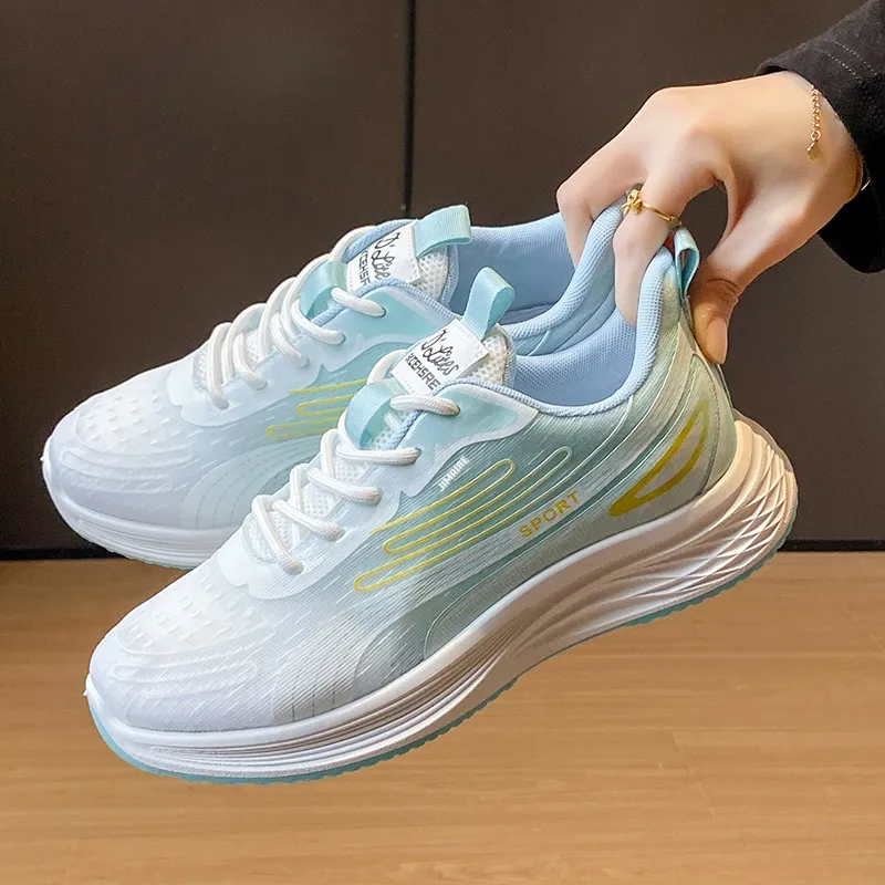 King Jinmai Cushioning, Slip Resistant, Abrasion Resistant, Breathable, Lightweight Low Top Casual Shoes Women's-11