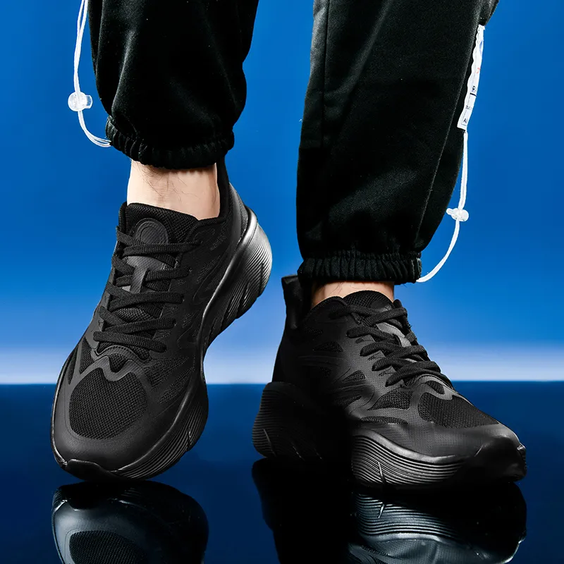 King Jinmai Slip Resistant Low Top Running Shoes Men's-14