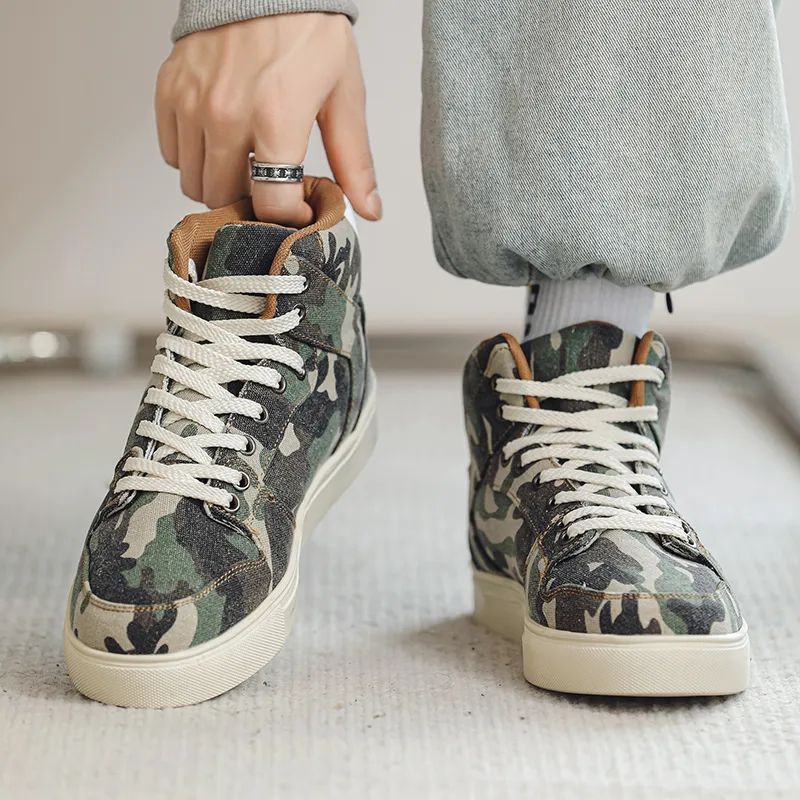 King Jinmai High Top Skateboard Shoes Men's-7