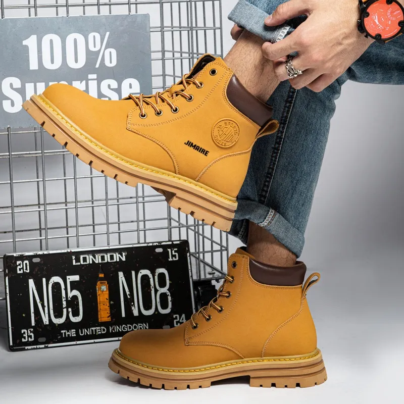 King Jinmai Short Martin Boot Unisex-3