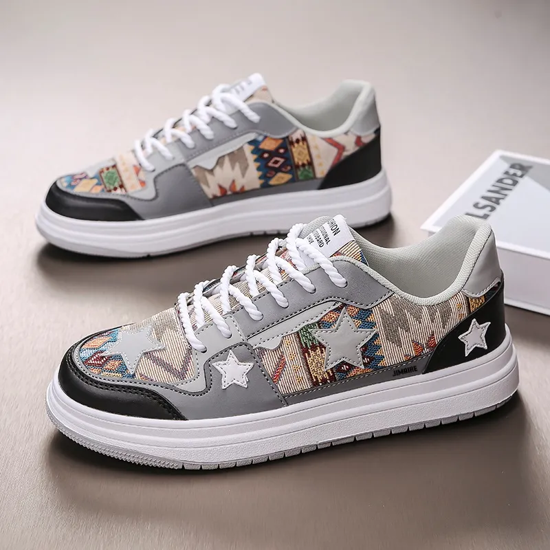 King Jinmai Slip Resistant Cushioning Abrasion Resistant Lightweight Breathable Low Top Skateboard Shoes Men's-1