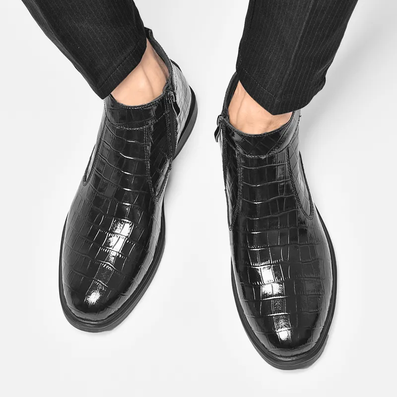 King Jinmai Ankle Boots Men-13