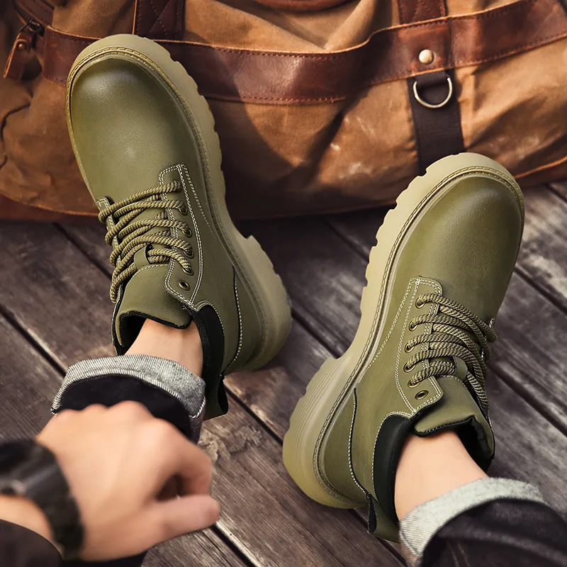 King Jinmai Crew Martin Boot Men's-12