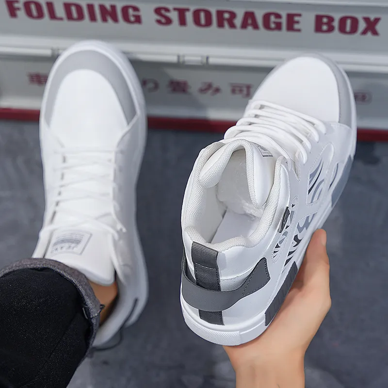 King Jinmai Slip Resistant High Top Skateboard Shoes Men's-3