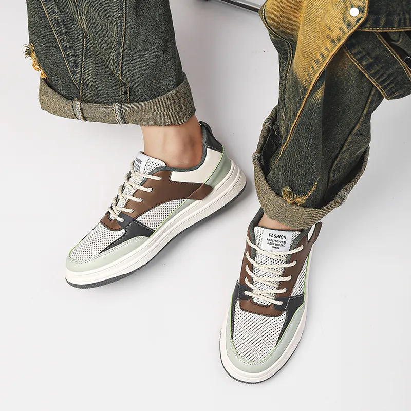 King Jinmai Slip Resistant Low Top Skateboard Shoes Men's-8