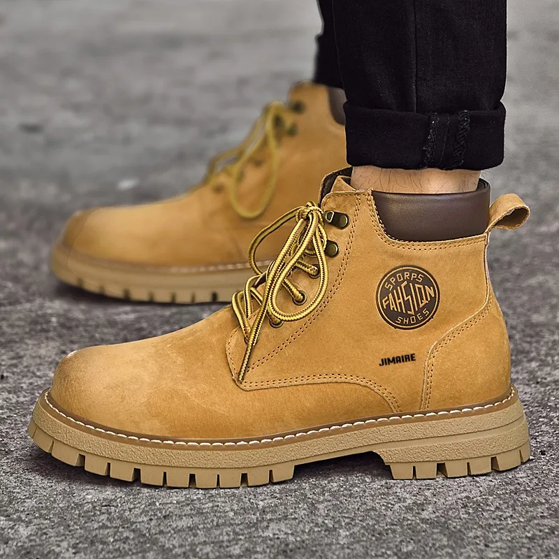 King Jinmai Crew Martin Boot Men's-4