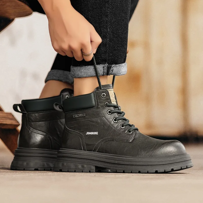 King Jinmai Short Martin Boot Men's-11