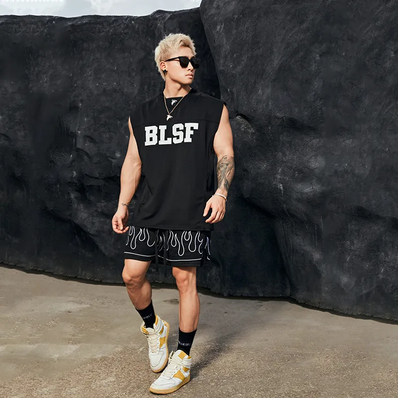 BLUESFLY T Shirts Men Black-3