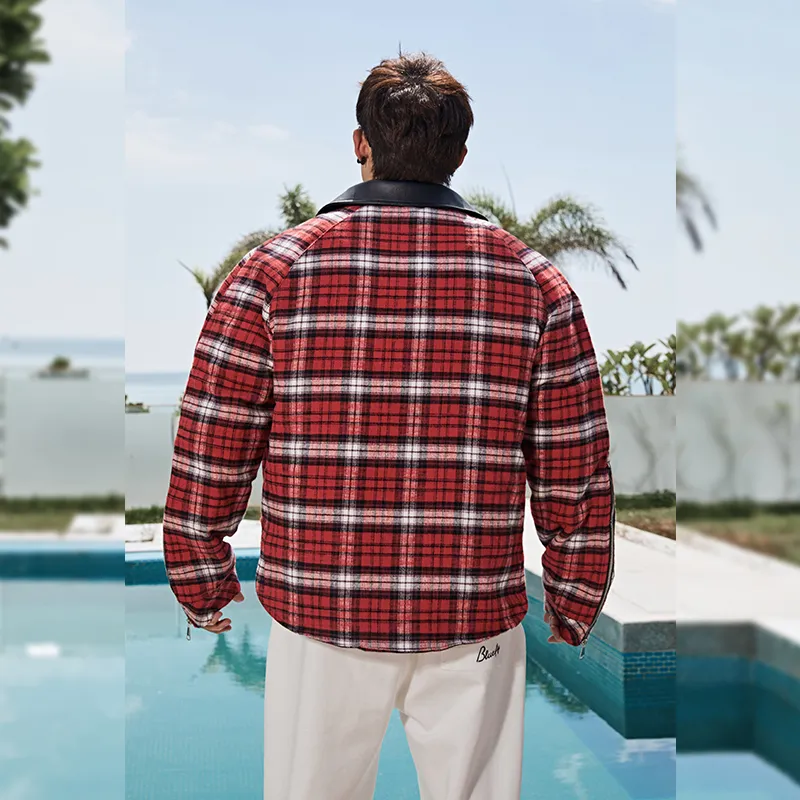 BLUESFLY Jackets Men Red-3