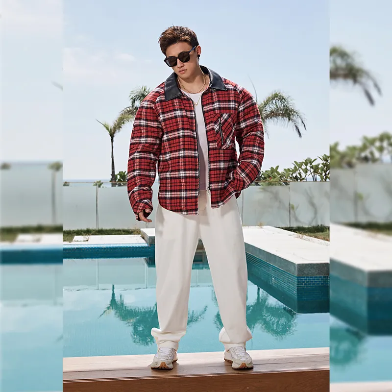 BLUESFLY Jackets Men Red-4