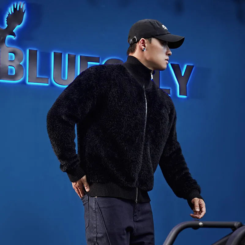 BLUESFLY Velvet feel Coat Unisex-9