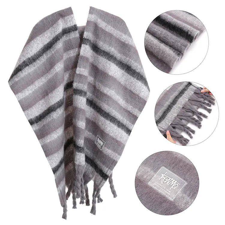 KENMO Knit Scarves Unisex-15