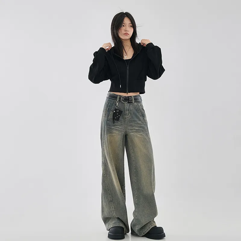 Yynw Jeans Women's Vintage Blue-5
