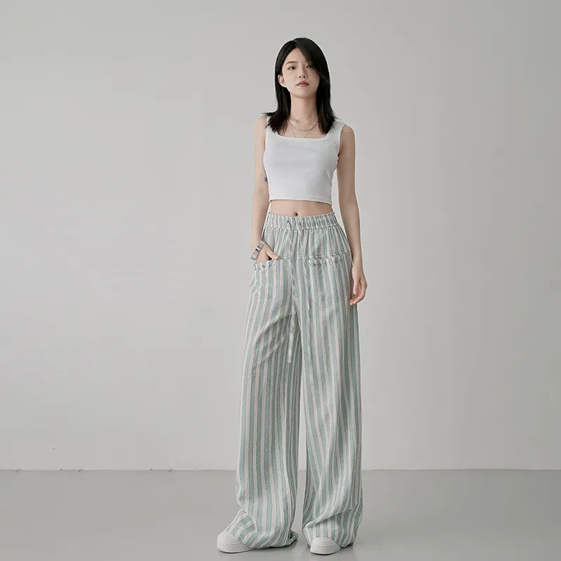Yynw Casual Pants Women's Lake Green-2