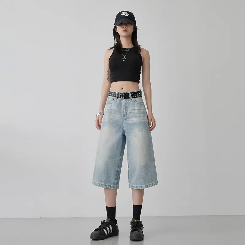 Yynw Jeans Women's Washed Blue-1