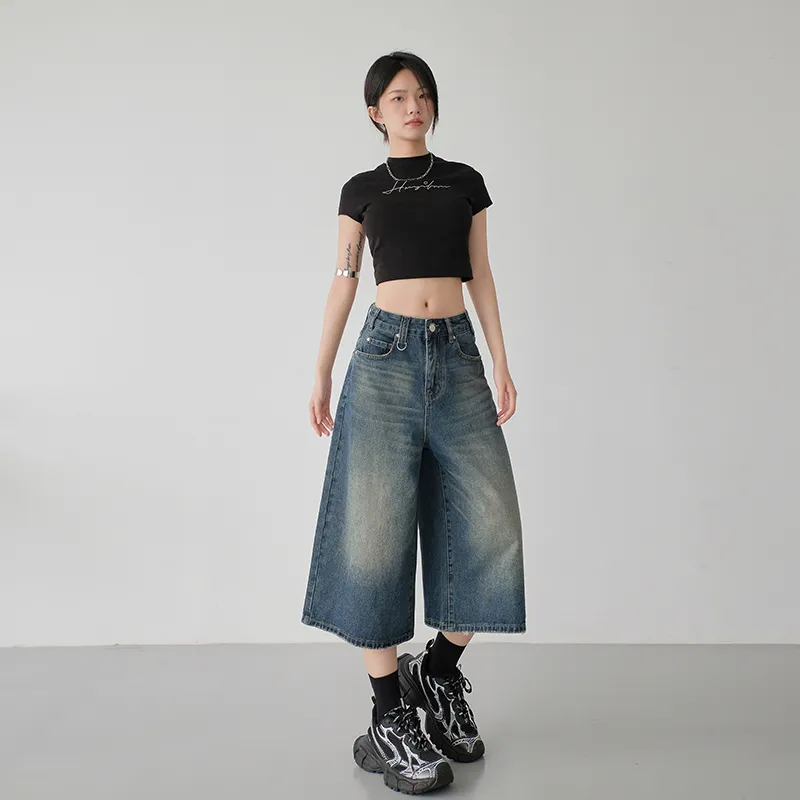 Yynw Jeans Women's Vintage Blue-1