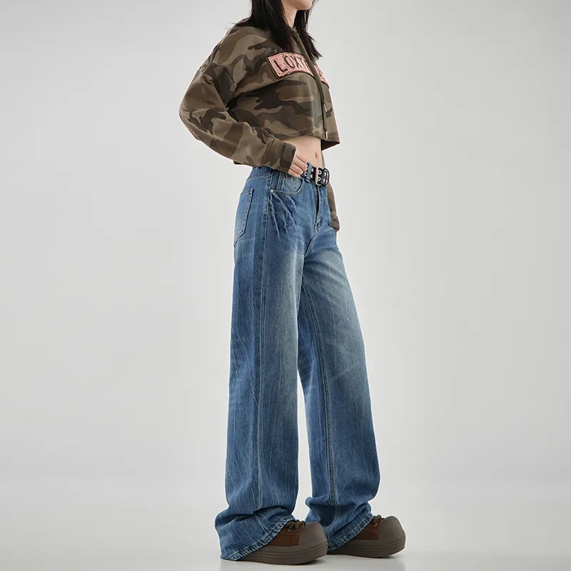 Yynw Jeans Women's Crackle Blue-2