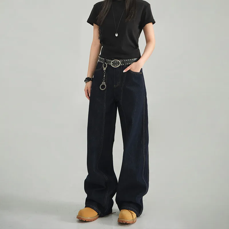 Yynw Jeans Women's Denim Blue-1
