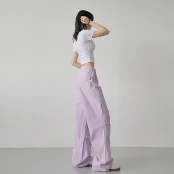 Yynw Cargo Pants Women's Purple