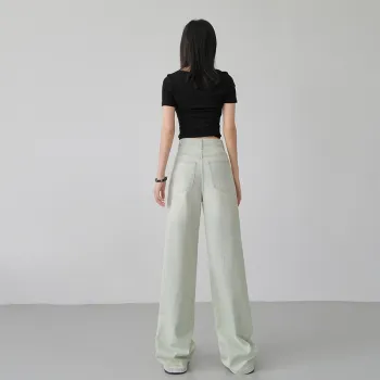 Yynw Jeans Women's Cream Apricot