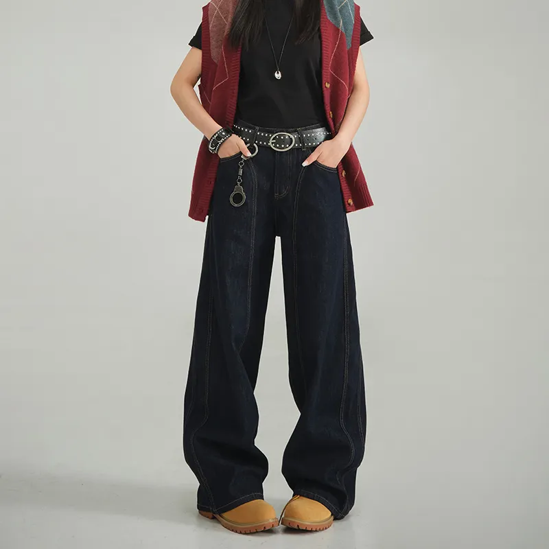 Yynw Jeans Women's Denim Blue-4