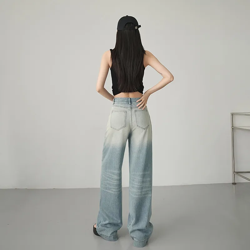 Yynw Jeans Women's Ice Silk Blue-2