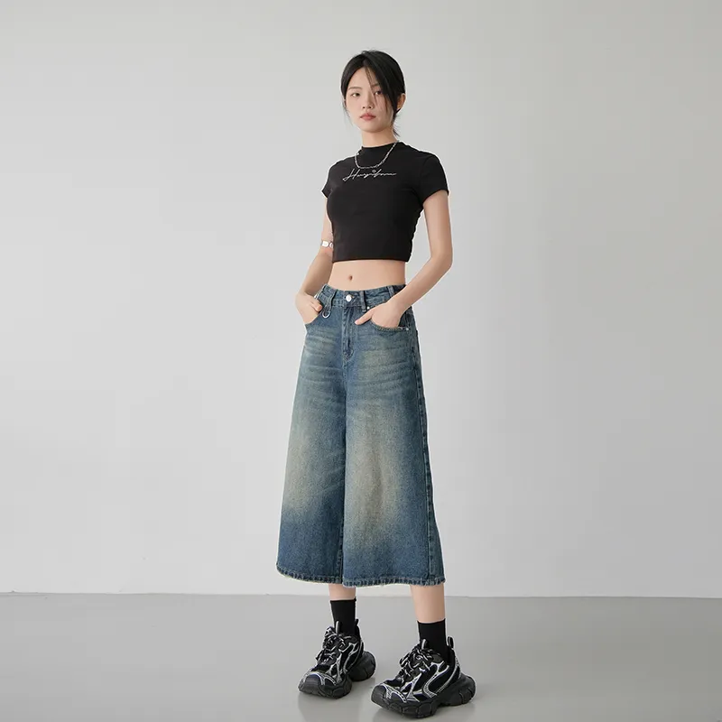 Yynw Jeans Women's Vintage Blue-4
