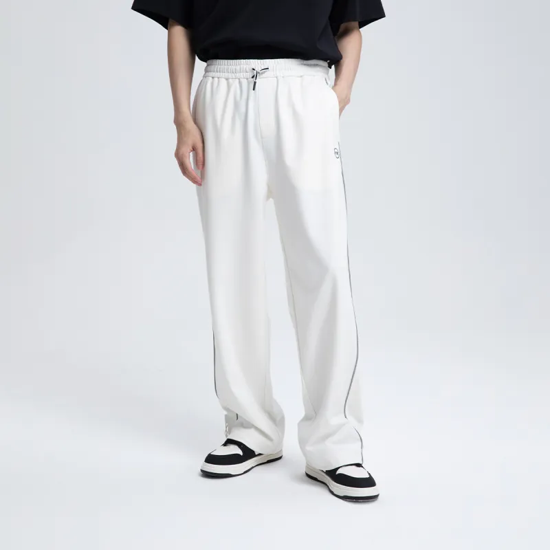 FUN Knitted Sports Pants Men's White-4