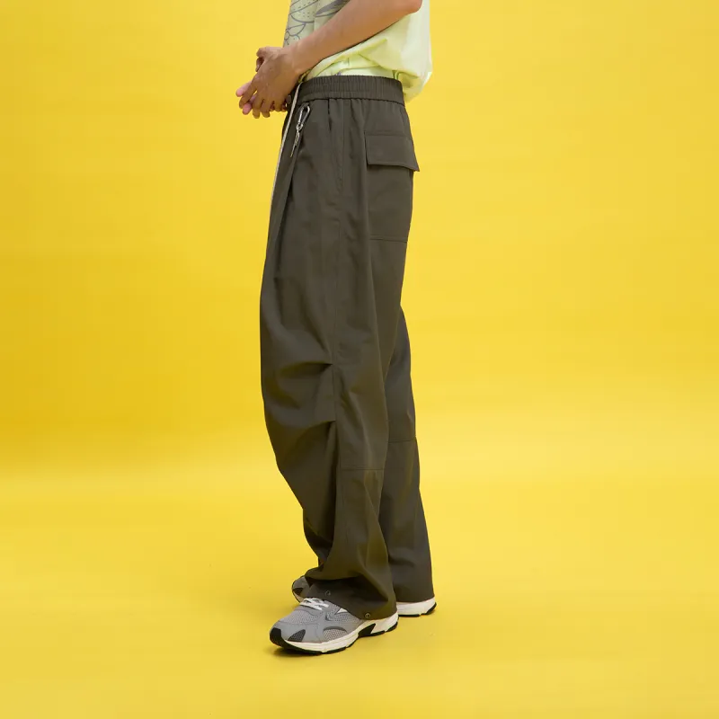 FUN Casual Pants Men's Army Green-3