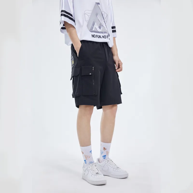 FUN Cargo Shorts Unisex Black-2