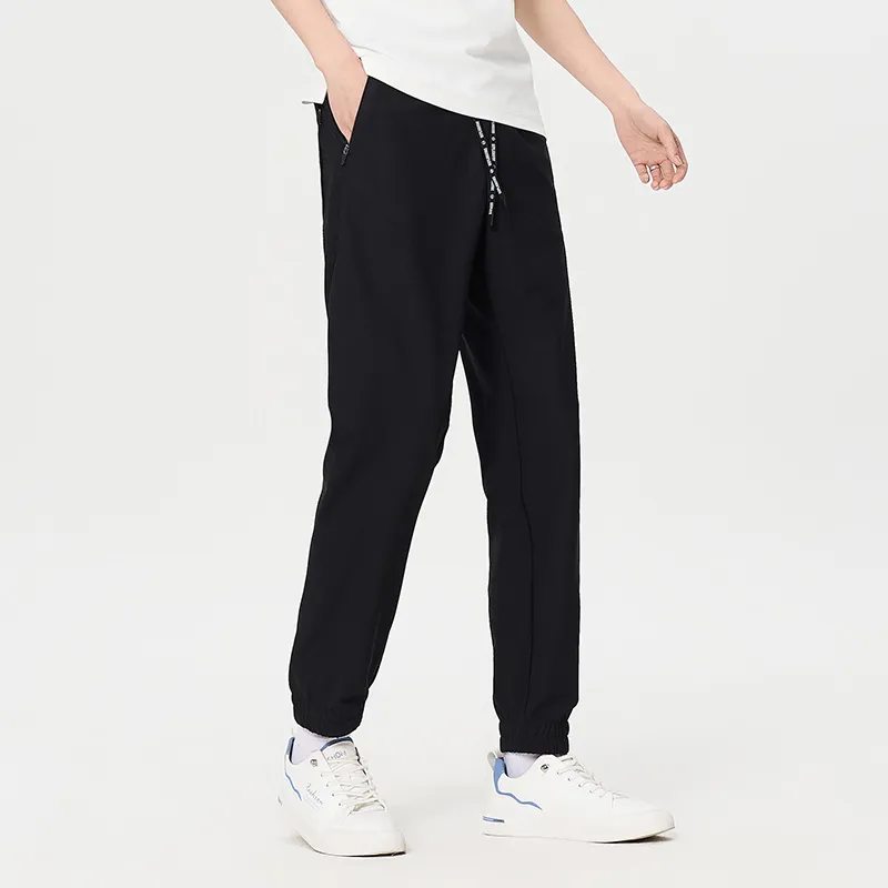 FUN Casual Pants Unisex Black-4