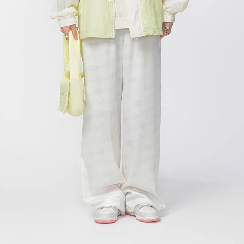 FUN Fun X Garfield SS24 Casual Pants Women's White-2