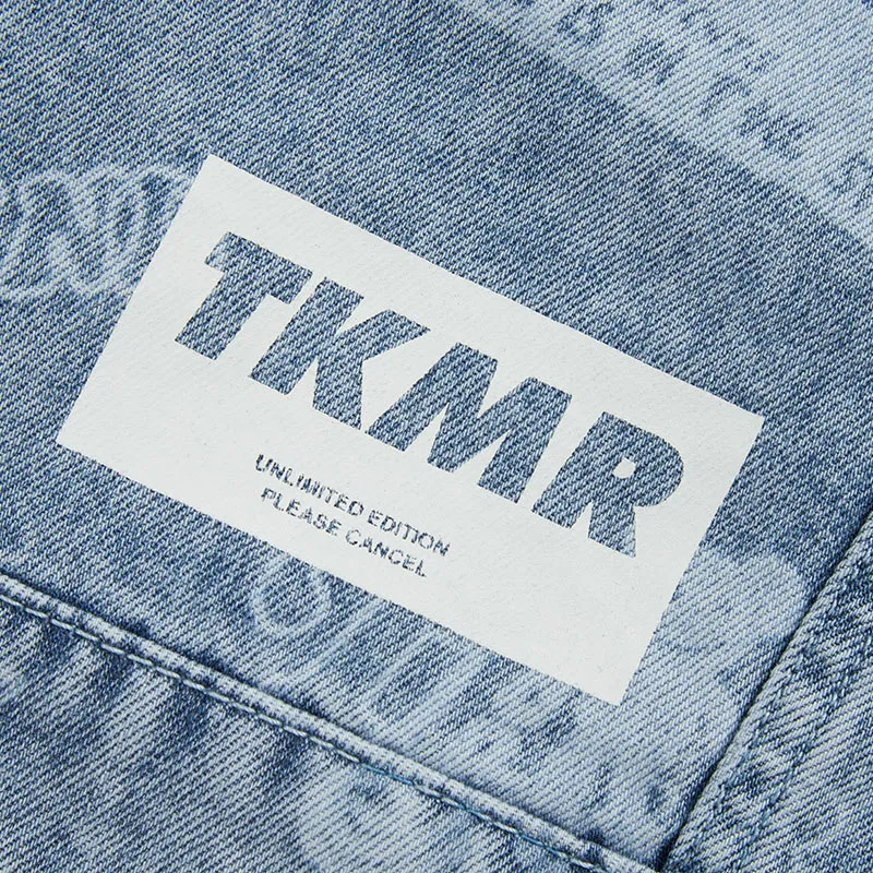 FUN SS23 Denim Jacket Unisex Blue-4