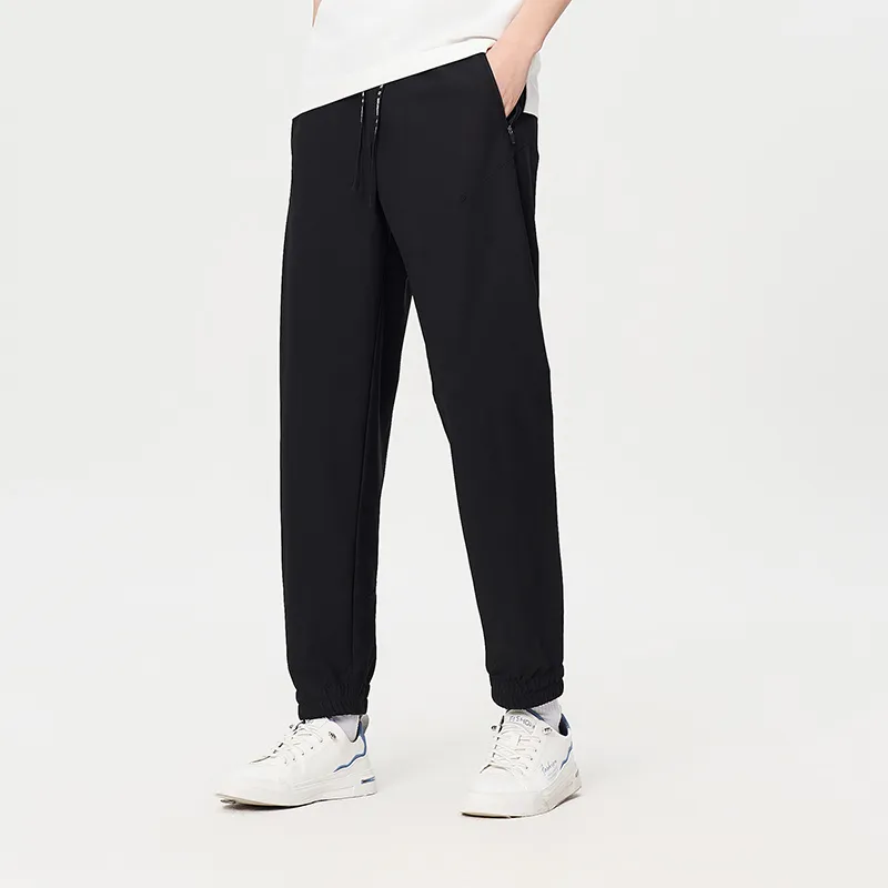 FUN Casual Pants Unisex Black-3