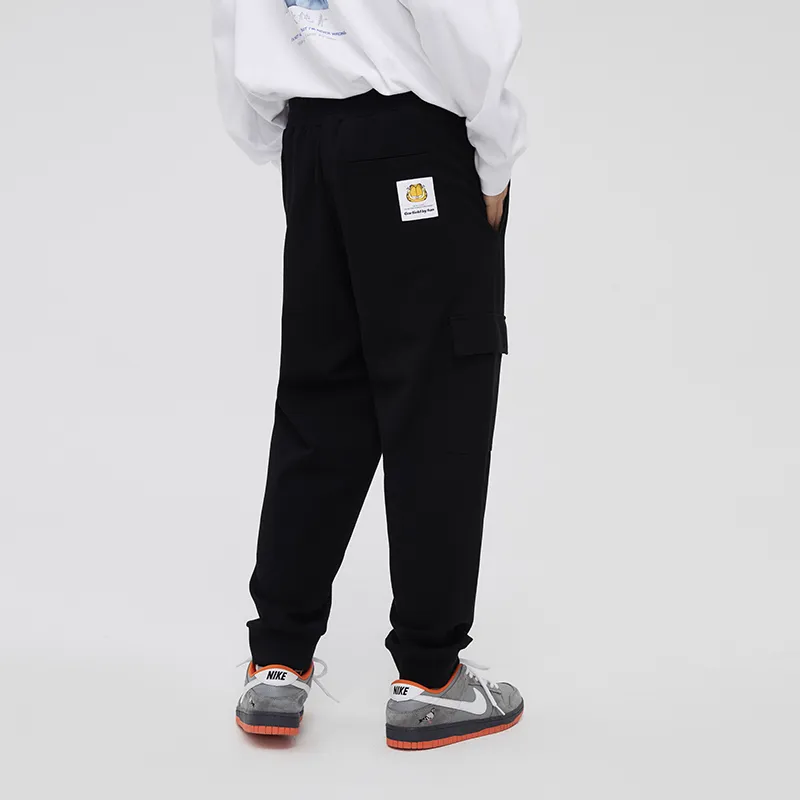 FUN Fun X Garfield Casual Pants Men's Black-3