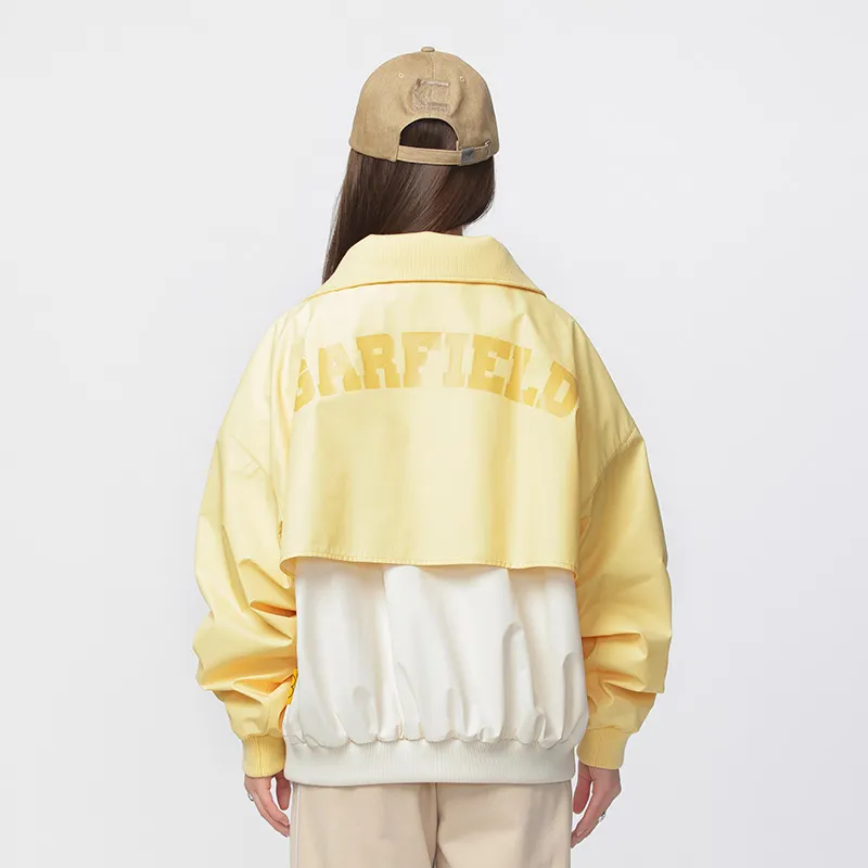 FUN X Garfield SS24 Jackets & Coats Unisex Yellow Tea-1
