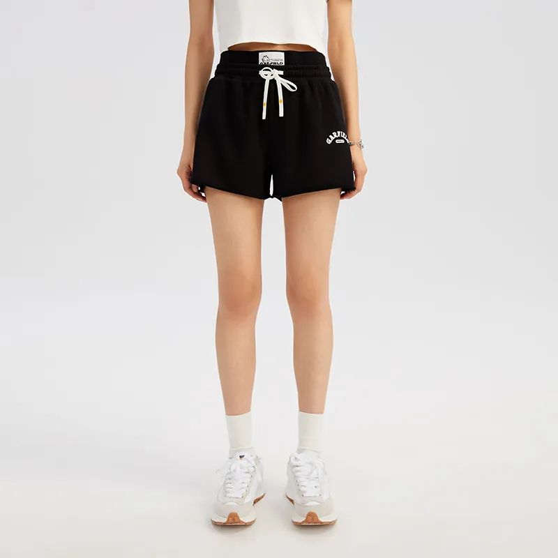 FUN X Garfield Casual Shorts Women's Black-2