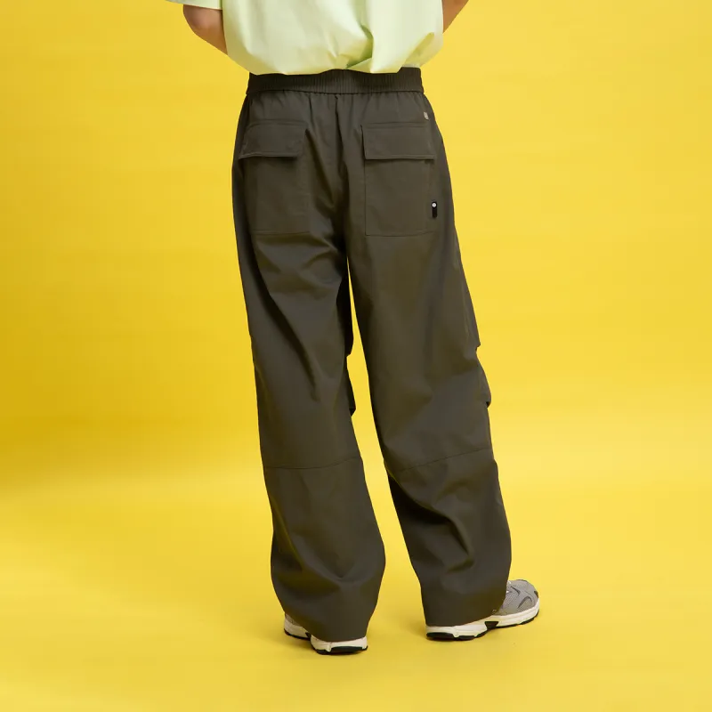 FUN Casual Pants Men's Army Green-4