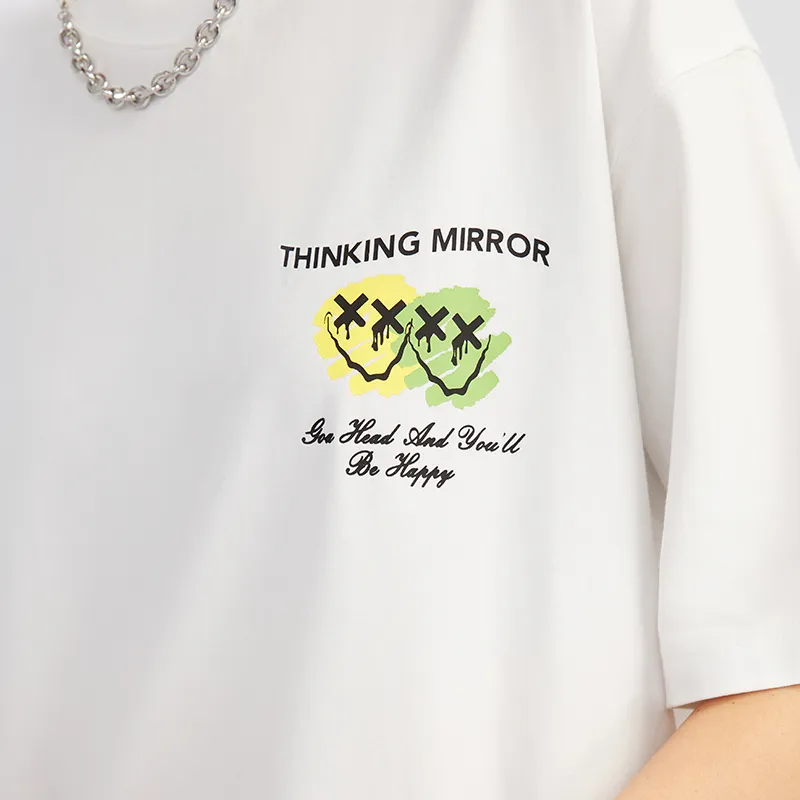 FUN Thinking Mirror T Shirt Unisex White-2
