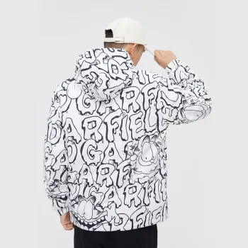 FUN X Garfield Jacket Men's White