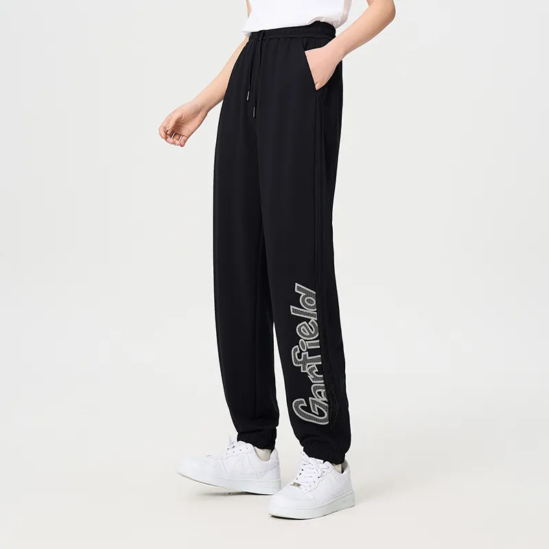 FUN X Garfield SS24 Casual Pants Unisex Black-4