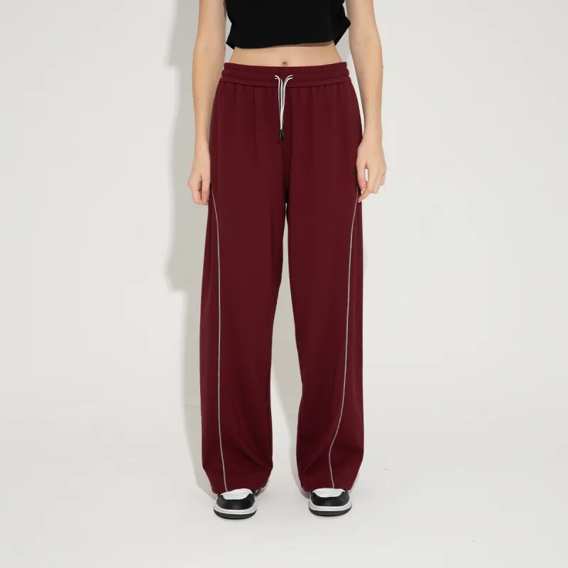 FUN SS25 Knitted Sports Pants Women's Ancora Red-2
