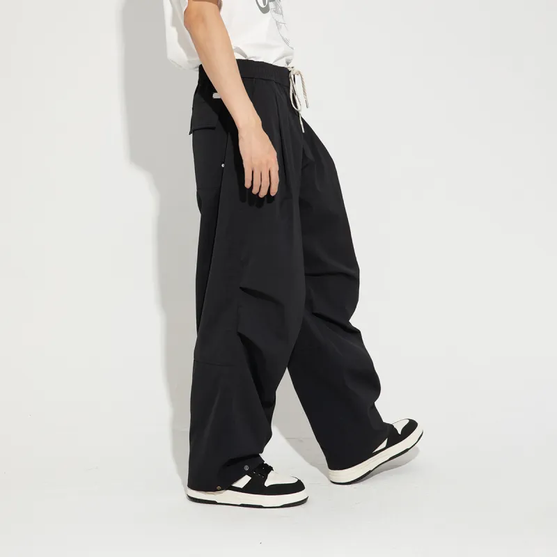 FUN Casual Pants Men Black-4