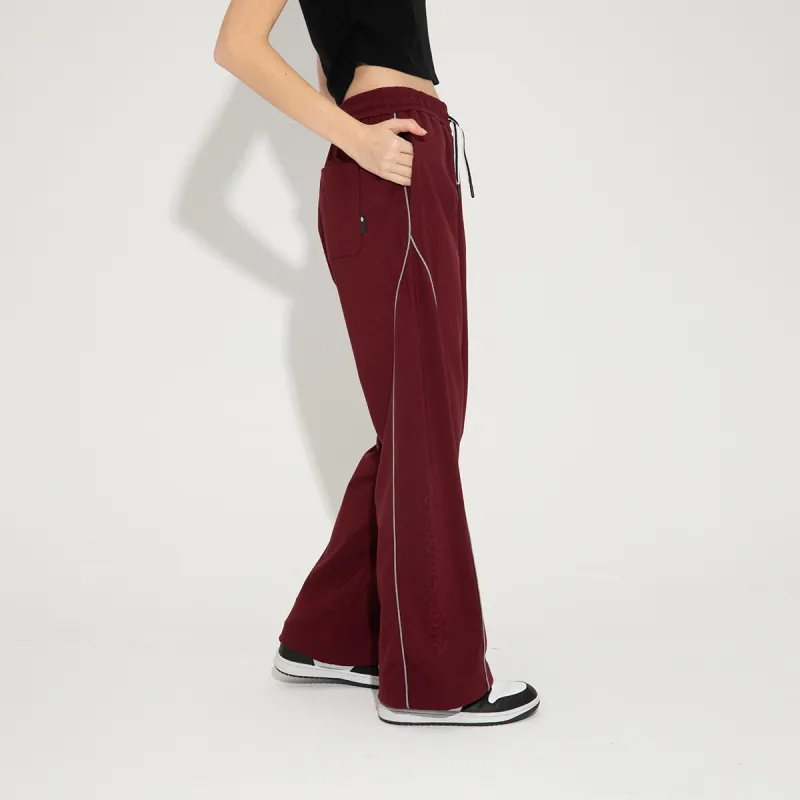 FUN SS25 Knitted Sports Pants Women's Ancora Red-3