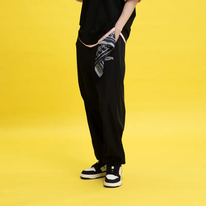 FUN SS25 Casual Pants Men's Black-3